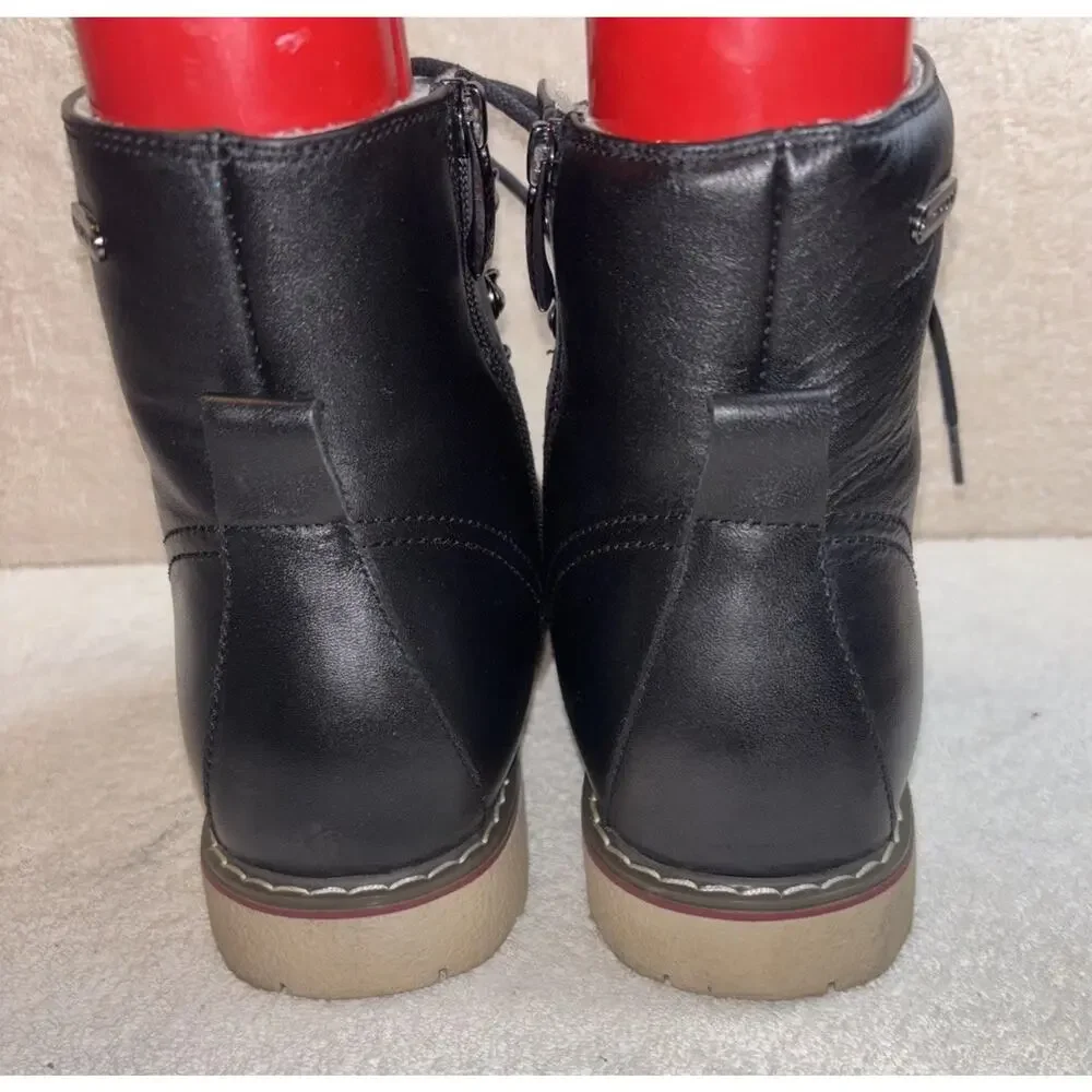 Royal Canadian Caplan Black Zip Boots Waterproof Men Size 8.5